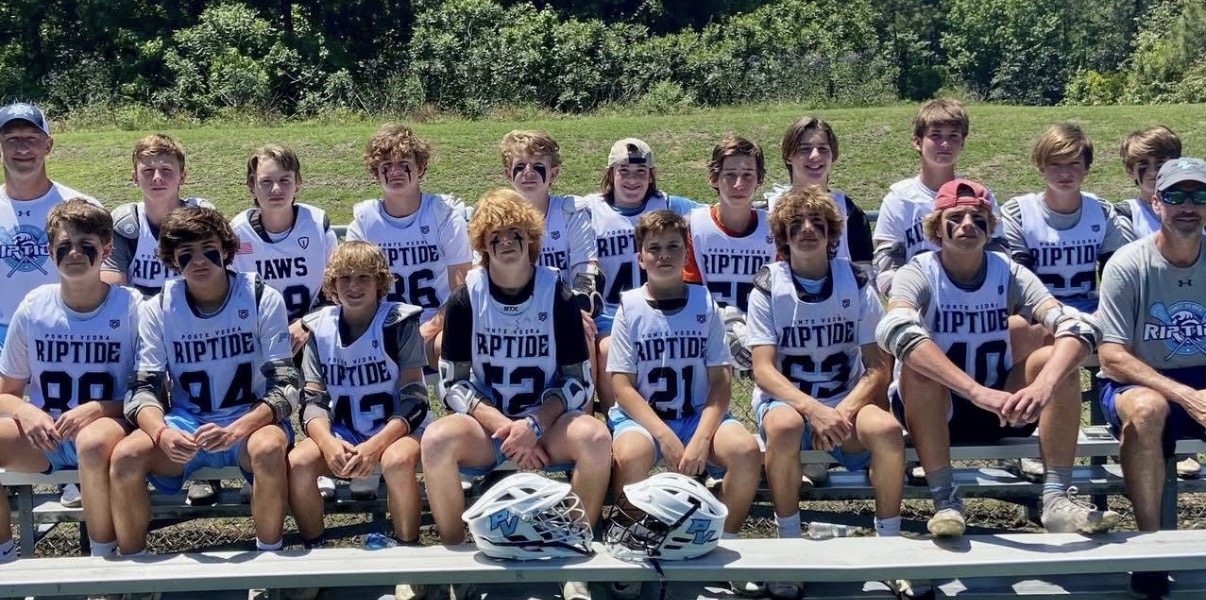 Ponte Vedra Riptide players gathered with their coaches